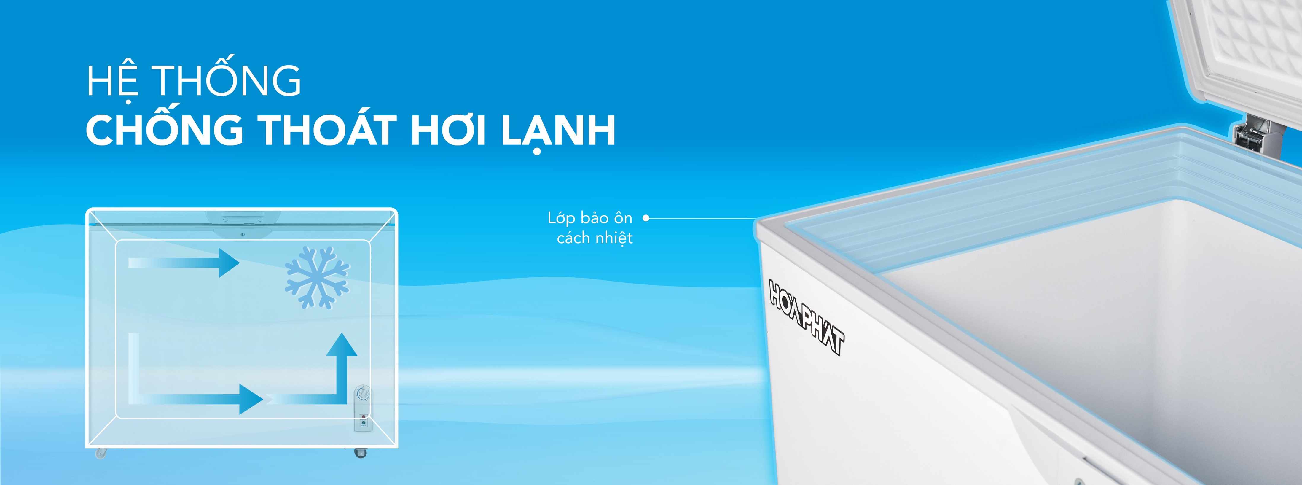 Tủ bảo quản 1 ngăn Hòa Phát 252L HPF-AD6252x